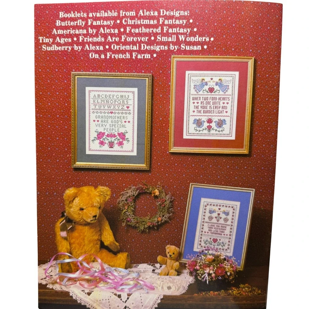 Alexa‎ Designs Lovin' Samplers Cross Stitch Needlepoint Pattern Booklet